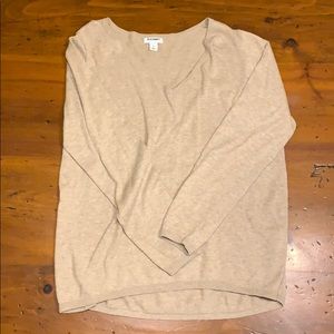 Tan long sleeve sweater